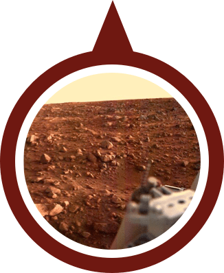Planet mars surface geology